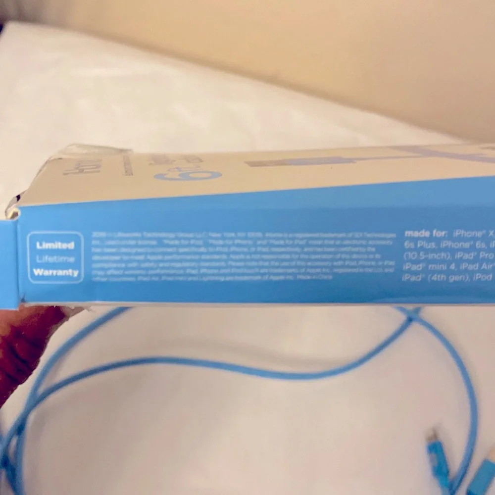 ONLY ONE! Lightning Cable (6 Feet)